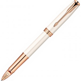 Ручка пятый пишущий узел PARKER SONNET ЖЕМЧУЖНЫЙ БЕЛЫЙ F